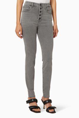 Good Waist Exposed Button Jeans Good Waist Exposed Button Jeans