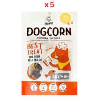 Puppy Salmon Skin Wrapped Dogcorn Mini 40g (Pack Of 5)