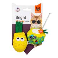 FOFOS Juice & Pineapple With Catnip Cat Toy (Pack Of 6)