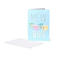 Legami Greeting Card - Large - New Baby Boy (11.5 x 17 cm)