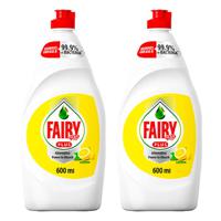 Fairy Dish Washing Liquid 2 x 600 ml