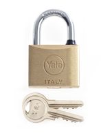 Yale 110 Series Standard Brass Padlock 40mm