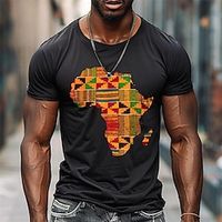 Graphic Boho Retro Vintage Ethnic Men's 3D Print T shirt Tee Sports Outdoor Holiday Going out T shirt Black Dark Blue Short Sleeve Crew Neck Shirt Spring  Summer Clothing Apparel S M L XL 2XL 3XL Lightinthebox