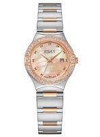 Ecstacy Women's Analog Mop Rose Gold Dial Watch - E6512-KBKM