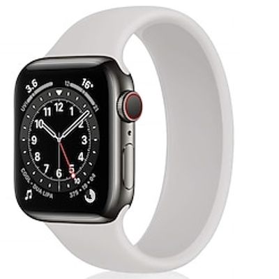 Solo Loop Soft Silicone Smart Watch Band Compatible with Apple iWatch 49mm 45mm 44mm 42mm 41mm 40mm 38mm Sreies Ultra SE 8 7 6 5 4 3 2 1 for Smartwatch Strap Wristband Waterproof Adjustable Elastic miniinthebox