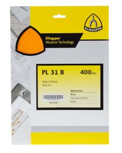 Klingspor Sanding Sheet 400 Grit Pack of 5