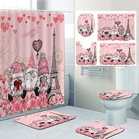 Bathroom Shower Curtains  Hooks Classic Polyester Cute miniinthebox