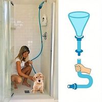 Dog Wash Hose Silicone Attachment, Pet Bather For Showerhead And Sink, Handheld Shower Sprayer Lightinthebox