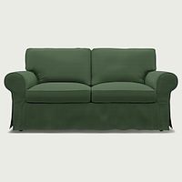 IKEA Ektorp 2 Seat Sofa Cover Chunky Corduroy Regular Fit With Piping Machine Washable miniinthebox
