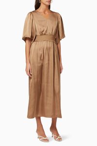 Tiger Eye Satin Dress
