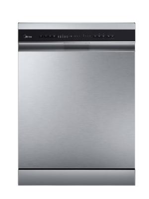 Midea 14 Place Settings 8 Programs Dishwasher | Color Silver WQP14-W7633CS