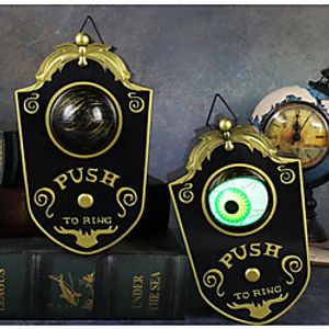 Creepy Halloween Doorbell Light Up Eyeball Door Bell Party Prop Scary Fun Decor Lightinthebox