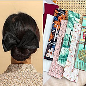 Women's Hair Ties For Party Evening Street Holiday Birthday Party Bowknot Handmade Fabric 1 2 3 1pc miniinthebox