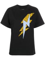Yates Black Cotton T-Shirt - thumbnail