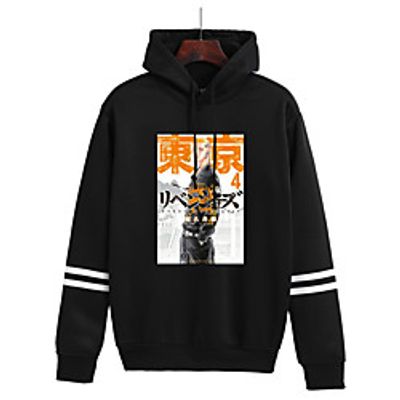 Women's Plus Size Tops Hoodie Sweatshirt Anime Print Long Sleeve V Neck Streetwear Fall Winter Wine Gray White Big Size L XL XXL 3XL 4XL / Cotton miniinthebox