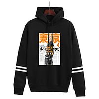 Women's Plus Size Tops Hoodie Sweatshirt Anime Print Long Sleeve V Neck Streetwear Fall Winter Wine Gray White Big Size L XL XXL 3XL 4XL / Cotton miniinthebox - thumbnail