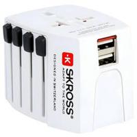 Skross 1302180 Multi Travel Adapter, White