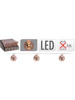 Homesmiths Christmas LED Chain Ball 28Mm Copper Homesmiths Christmas LED Chain Ball 28Mm Copper