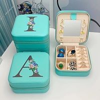 1PC Jewelry Box Portable Mini leatherette For All Casual Portable Lightinthebox - thumbnail