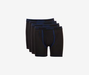 Big Boys 4 Pieces Ultimate Boxer Briefs  Black