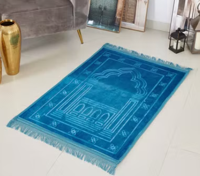 Raschel Prayer Mat Blue 80x120cm