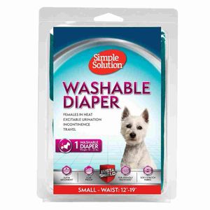 Simple Solution Washable Female Dog Diaper, Small