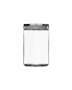 Anchor Hocking 2 Quart Stackable Jar with Glass Lid