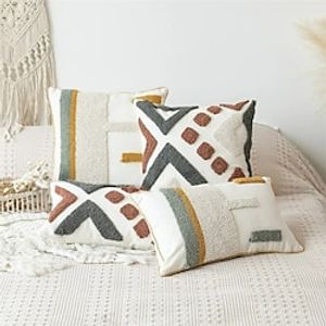 Nordic Bohemian Loop Velvet Pillows, Homestay Loop Velvet Fringed Sofas, Pillows, Backrest, Waist Pillows, Bed Headrests, Ins Style Lightinthebox