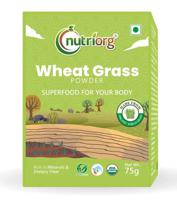 Nutriorg Certified Organic Wheatgrass powder 75g