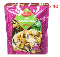 Haldirams Mini Bhakhar Badi - 200 Gm Pack Of 40 (UAE Delivery Only)