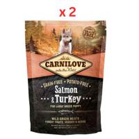 Carnilove Salmon & Turkey For Large Breed Puppies 1.5kg (Pack Of 2)