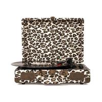 Crosley Cruiser Deluxe Portable Turntable with Built-in Speakers - Leopard