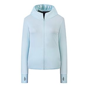 Women's Coat Casual / Daily Summer Regular Coat Regular Fit Casual Jacket Solid Color Others Female sky blue Male Sky Blue miniinthebox