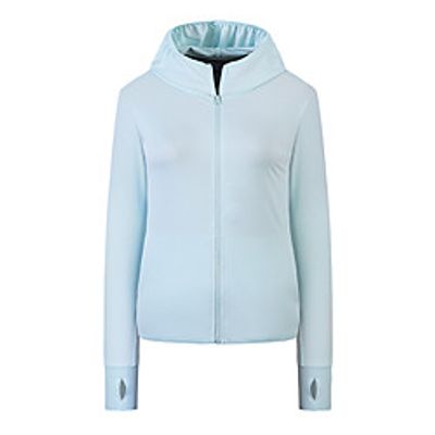 Women's Coat Casual / Daily Summer Regular Coat Regular Fit Casual Jacket Solid Color Others Female sky blue Male Sky Blue miniinthebox
