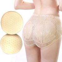 Women Sexy Padded Butt Seamless Panties Breathable Lift Hips Up Mid Waist Underwear