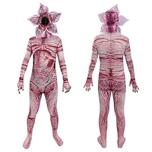 demogorgon Cosplay Costume Bodysuits Kid's Adults' Men's Cosplay Halloween Performance Party Halloween Halloween Carnival Masquerade Easy Halloween Costumes miniinthebox