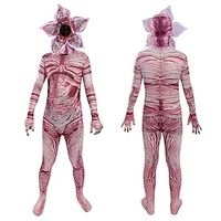 demogorgon Cosplay Costume Bodysuits Kid's Adults' Men's Cosplay Halloween Performance Party Halloween Halloween Carnival Masquerade Easy Halloween Costumes miniinthebox - thumbnail