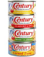 Century Tuna Assorted 4X180Gm