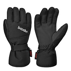Ski Gloves Snow Gloves for Boys and Girls Kids Thermal Warm Waterproof Windproof Thinsulate Full Finger Gloves Snowsports for Cold Weather Winter Skiing Snowboarding Lightinthebox