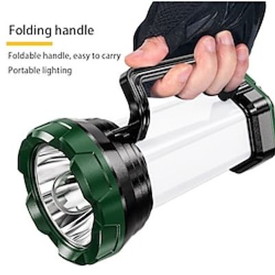 Strong Light Portable Searchlight Emergency Charging Camping Light Outdoor Fishing Waterproof Patrol Searchlight Lightinthebox