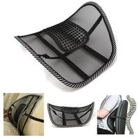 Car Seat Chair Massage Back Lumbar Support Mesh Ventilate Cushion Pad