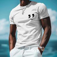 Graphic Grimace Sign Fashion Simple Athleisure Men's 3D Print T shirt Tee Sports Outdoor Casual Daily T shirt Black White Navy Blue Crew Neck Shirt Summer Spring Clothing Apparel S M L XL XXL XXXL Lightinthebox