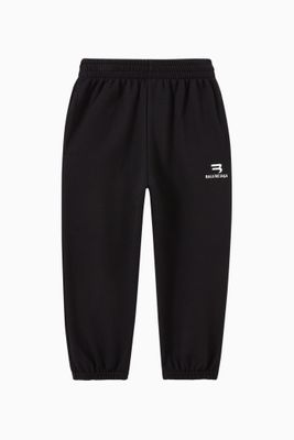 Sporty Logo Sweatpants in Cotton Jersey Sporty Logo Sweatpants in Cotton Jersey