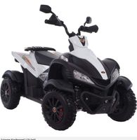 Megastar Licensed Ride On ATV Quad Bike With Rubber Tyres , Electric Motorcycle For Kids - Red - thumbnail