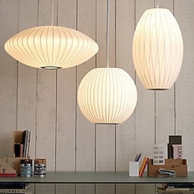 LED Pendant Light Cocoon Chandelier Lantern Design for Cafe Restaurant 110-240V Lightinthebox