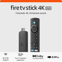 Amazon Fire TV Stick 4K Max New Gen 2023, our most powerful 4K streaming stick with Wi-Fi 6E support, 16GB Storage, Quad-Core Processor