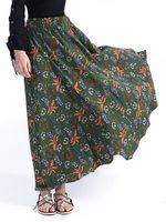 Bohemian Printed Chiffon Long Skirts