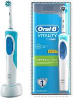 Oral Bvitality Precision Clean Clam Shell Rechargeable Toothbrush, Bristles Angled At 16 Degrees, 2D Cleaning - Oscillates & Rotates, 2 Minutes Timer - D12513 CSP