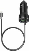 Hezire H-Drive 45W Car charger ( QC3.0 18W + PD27W ) with 1.2m Lightning cable - HEZ-CC-45W-L