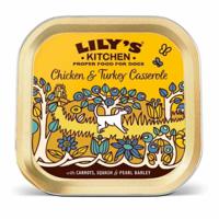 Lily's Kitchen Chicken & Turkey Casserole Wet Dog Food Box 10X150G